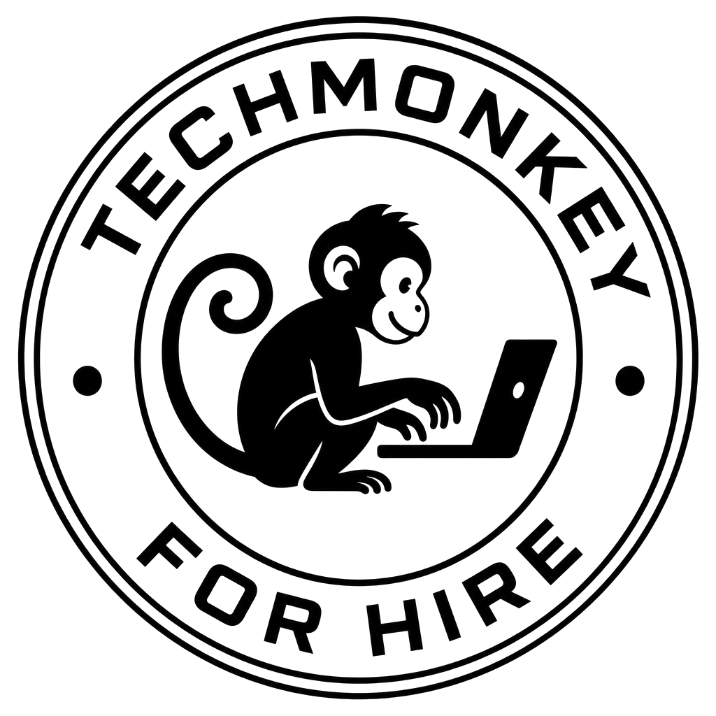 Techmonkey For Hire Logo